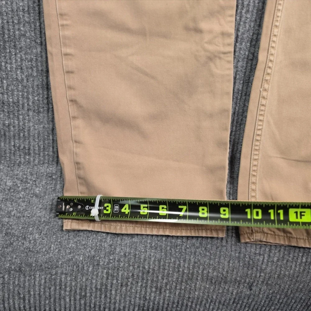 Polo Ralph Lauren Straight 650 Pants Mens 40x32 Khaki Tan Cotton Denim Style Y2K